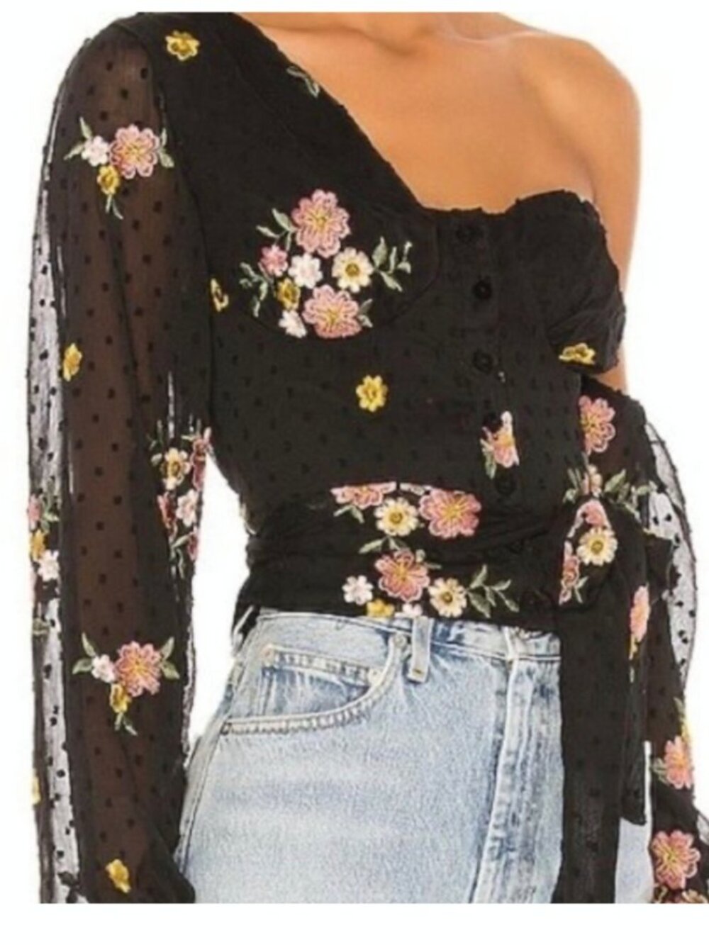 Majorelle Aileen Top Floral Embroidered